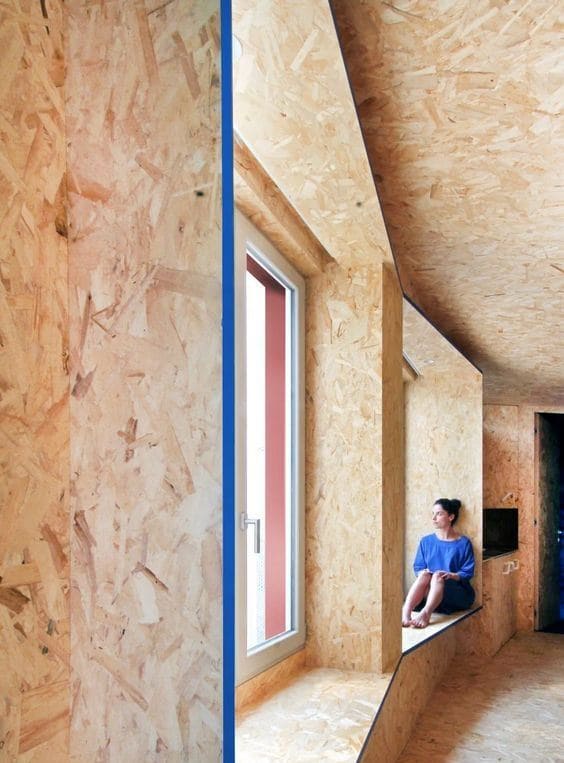 Дом, отделанный плитами ОСП